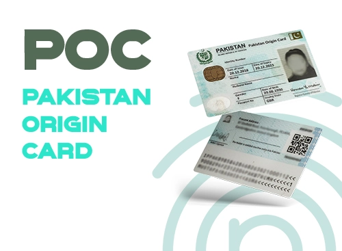 POC – PAKISTAN ORIGIN CARD
